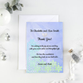 Tarjeta De Agradecimiento Gracias por el regalo Boda 3