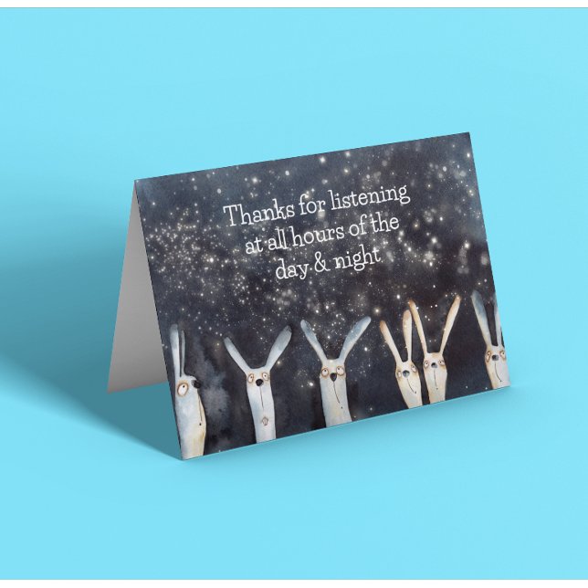 Tarjeta De Agradecimiento Gracias por escuchar (Subido por el creador)