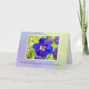 Tarjeta De Agradecimiento Gracias por estar ahí...