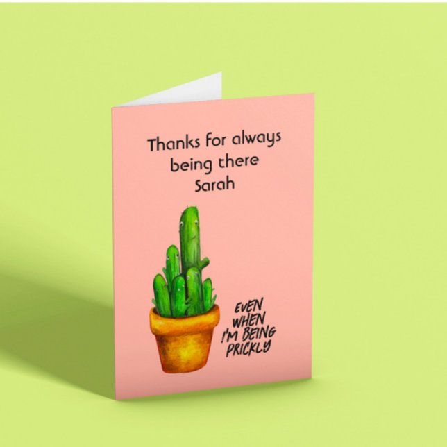 Tarjeta De Agradecimiento Gracias por estar siempre ahí (Subido por el creador)