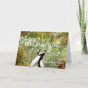 Tarjeta De Agradecimiento Gracias por hacer tan especial nuestro día de boda