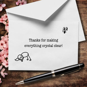 Tarjeta De Agradecimiento Gracias Por Hacer Todo Cristalino