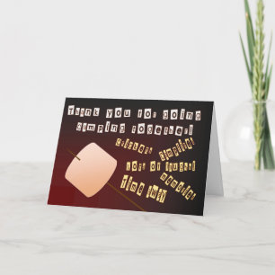 Tarjeta De Agradecimiento Gracias por ir juntos a acampar