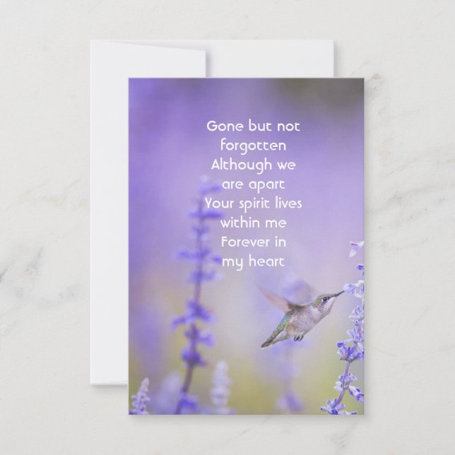 Tarjeta De Agradecimiento Gracias por la celebración de la vida en el funera (Anverso)