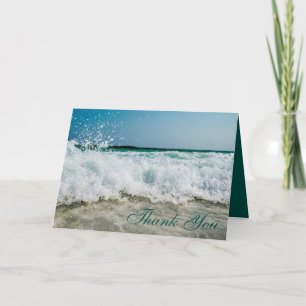 Tarjeta De Agradecimiento Gracias por la celebración de la vida en Ocean Bea