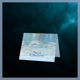 Tarjeta De Agradecimiento Gracias por la contribución en memoria, reflexión