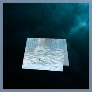 Tarjeta De Agradecimiento Gracias por la contribución en memoria, reflexión