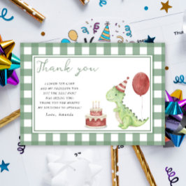 Tarjeta De Agradecimiento Gracias por la fiesta de cumpleaños del adorable d
