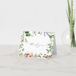 Tarjeta De Agradecimiento Gracias por la Flor Silvestre de Verano