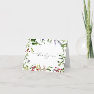 Tarjeta De Agradecimiento Gracias por la Flor Silvestre de Verano