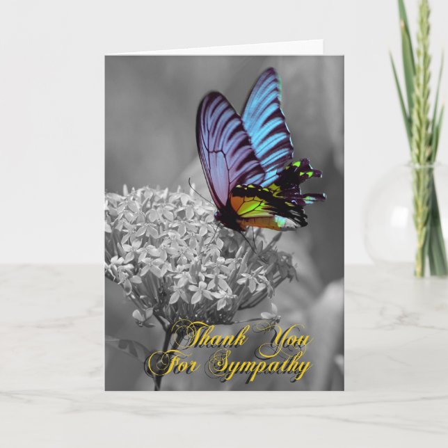 Tarjeta De Agradecimiento Gracias por la simpatía (Anverso)