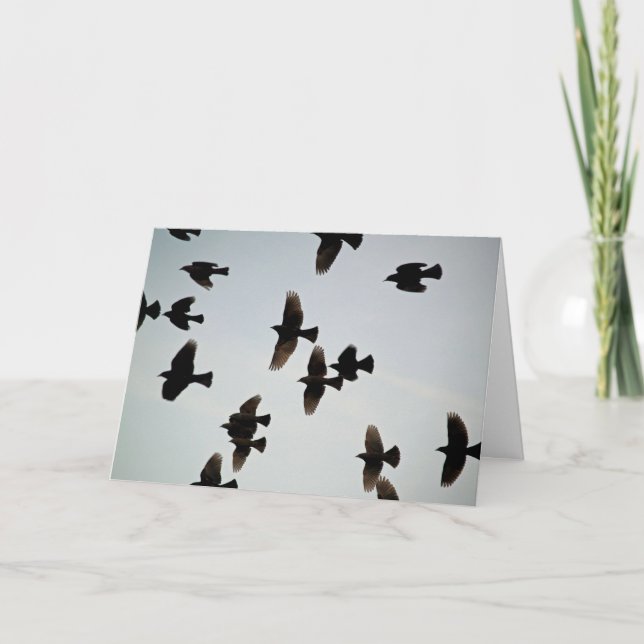 Tarjeta De Agradecimiento Gracias por las alas (Anverso)