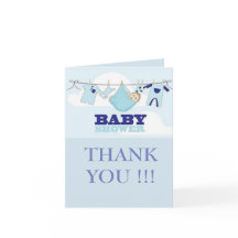 GRACIAS POR LLUVIA DE BEBÉ AZUL