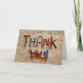 Tarjeta De Agradecimiento Gracias por los plomeros