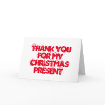 Gracias por mi regalo de Navidad