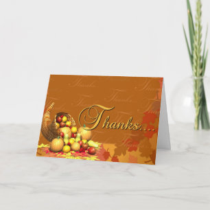 Tarjeta De Agradecimiento ¡Gracias… por nothin!