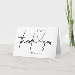 Tarjeta De Agradecimiento Gracias Por Ser Boda De Tarjetas.