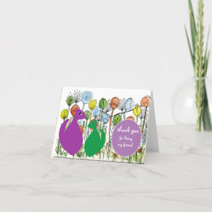 Tarjeta De Agradecimiento Gracias por ser mi amigo