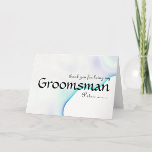 Tarjeta De Agradecimiento Gracias por ser mi padrino de boda