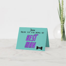 Tarjeta De Agradecimiento Gracias por ser mi padrino. Editable