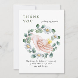 Tarjeta De Agradecimiento Gracias por ser mi rock