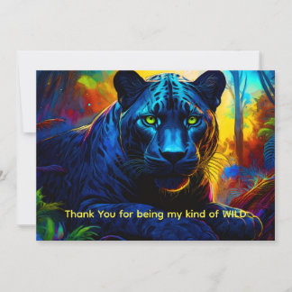 Tarjeta De Agradecimiento Gracias por ser mi tipo de SALVAJE