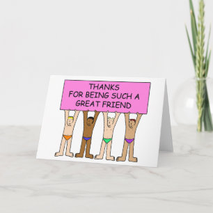 Tarjeta De Agradecimiento Gracias por ser tan buen amigo