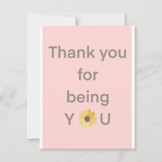 Tarjeta De Agradecimiento Gracias Por Ser Tú