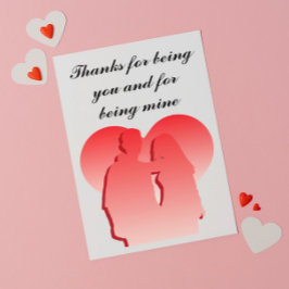 Tarjeta De Agradecimiento Gracias por ser tú