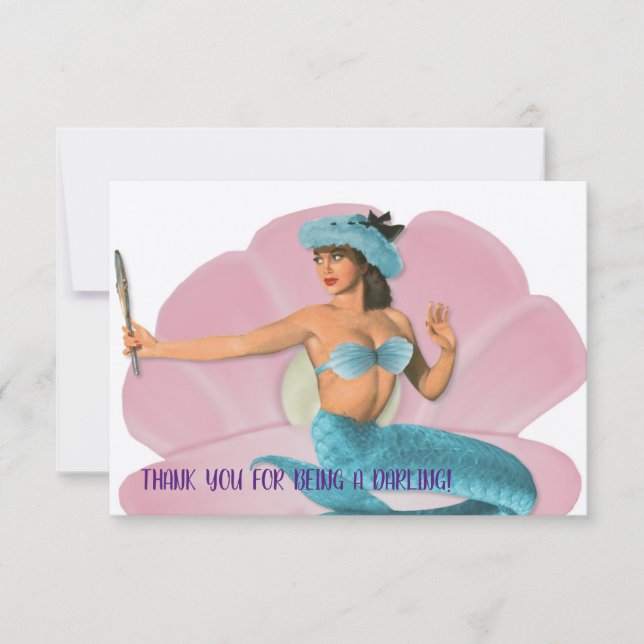 TARJETA DE AGRADECIMIENTO ¡GRACIAS POR SER UNA DARLING! (Anverso)