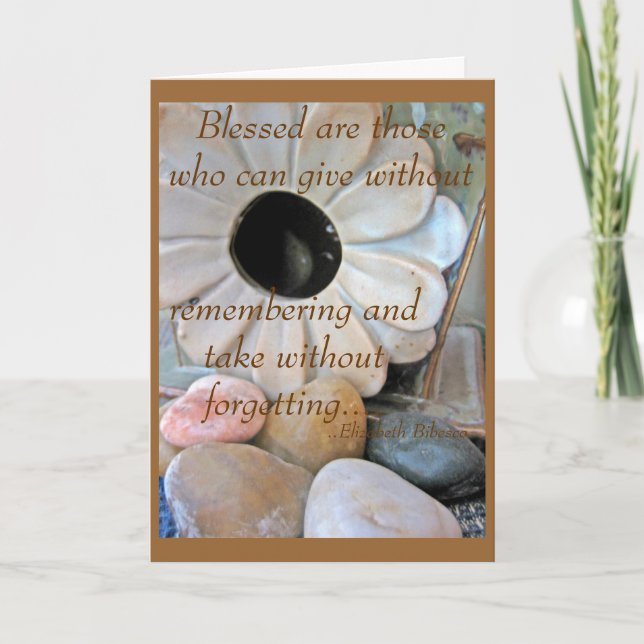 Tarjeta De Agradecimiento Gracias por su amabilidad (Anverso)