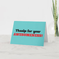 ¡Gracias por su awesomeness!