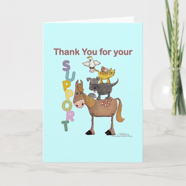 Tarjeta De Agradecimiento Gracias por su ayuda (Anverso)