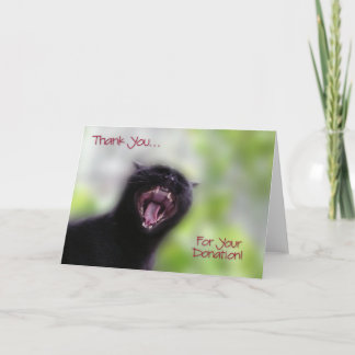 Tarjeta De Agradecimiento Gracias por su donación
