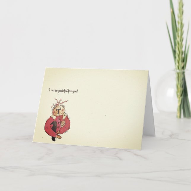 Tarjeta De Agradecimiento ¡Gracias por ti! (Anverso)