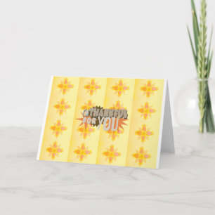 Tarjeta De Agradecimiento Gracias por ti