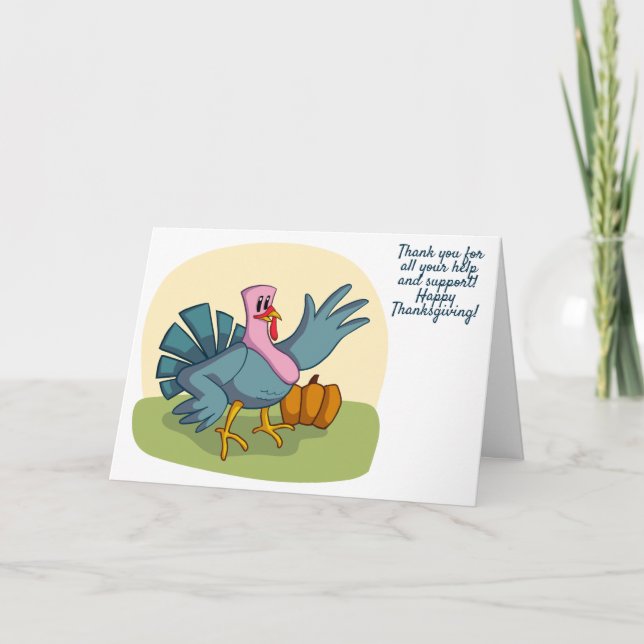Tarjeta De Agradecimiento Gracias por toda tu ayuda (Anverso)