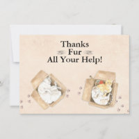 ¡Gracias Por Toda Tu Ayuda! Gatos en cajas, gracia