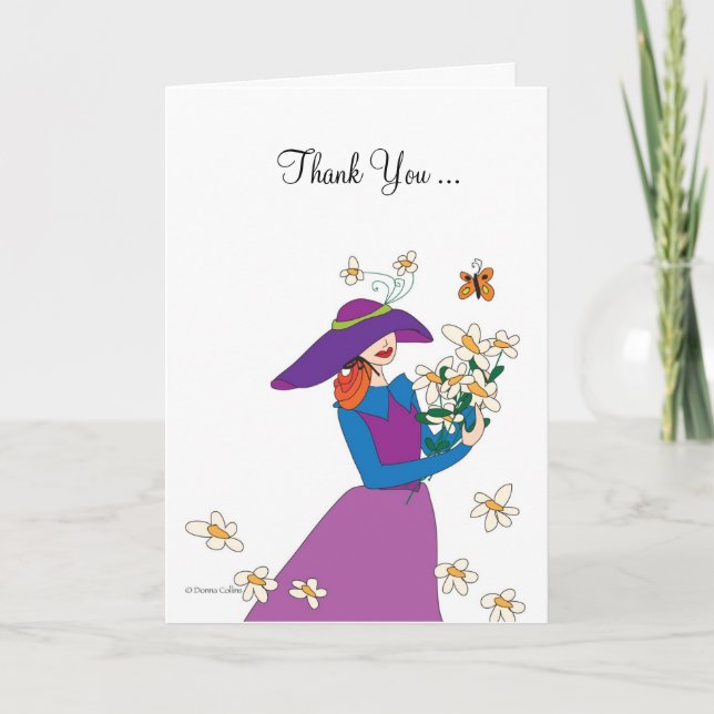 Tarjeta De Agradecimiento Gracias por todo. (Anverso)