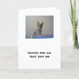 Tarjeta De Agradecimiento ¡Gracias por todo lo que haces!