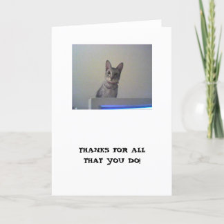 Tarjeta De Agradecimiento ¡Gracias por todo lo que haces!