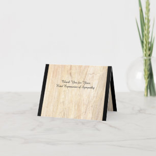 Tarjeta De Agradecimiento Gracias por tu amable expresión de solidaridad