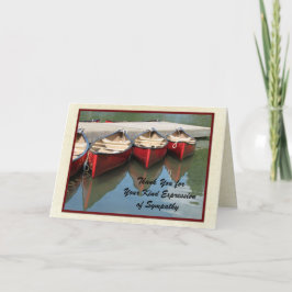 Tarjeta De Agradecimiento Gracias por tu amable expresión de solidaridad