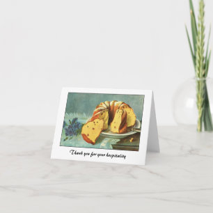 Tarjeta De Agradecimiento Gracias por tu hospitalidad