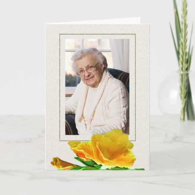 Tarjeta De Agradecimiento Gracias por tu simpatía (Anverso)