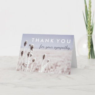 Tarjeta De Agradecimiento Gracias por tu simpatía Invierno