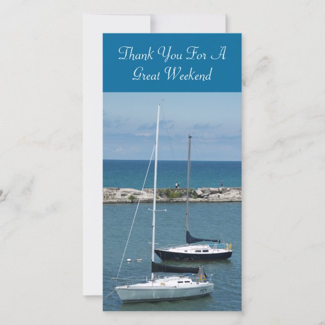 Tarjeta De Agradecimiento Gracias por un gran fin de semana, TEYoung (Anverso)