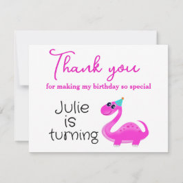 Tarjeta De Agradecimiento Gracias por venir a mi cumpleaños