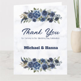 Tarjeta De Agradecimiento Gracias por venir a nuestra boda