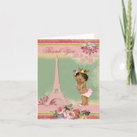 Gracias princesa étnica Baby Shower de París